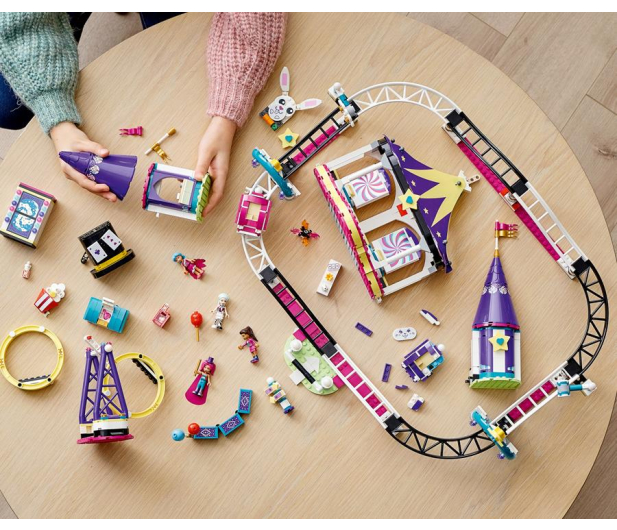 LEGO Friends 41685 Wesołe miasteczko z kolejką - 1019909 - zdjęcie 4